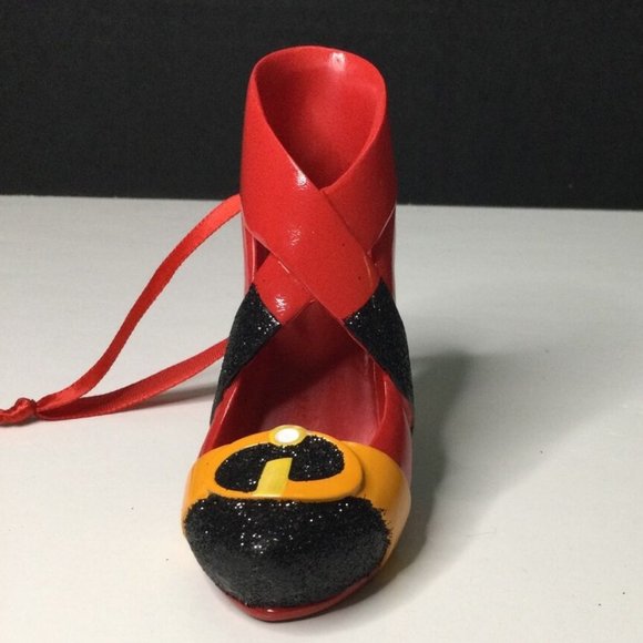 Disney Theme Parks Mrs Incredible High Heel Shoe Ornament - Picture 2 of 6